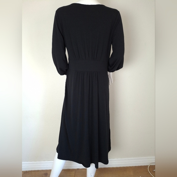 Eddie Bauer Surplice Longsleeve Midi Dress - Picture 6 of 9